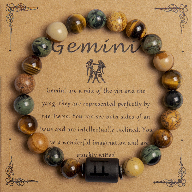 Tinkers Tiger Eye Zodiac Bracelet – Your Constellation, Your Stone