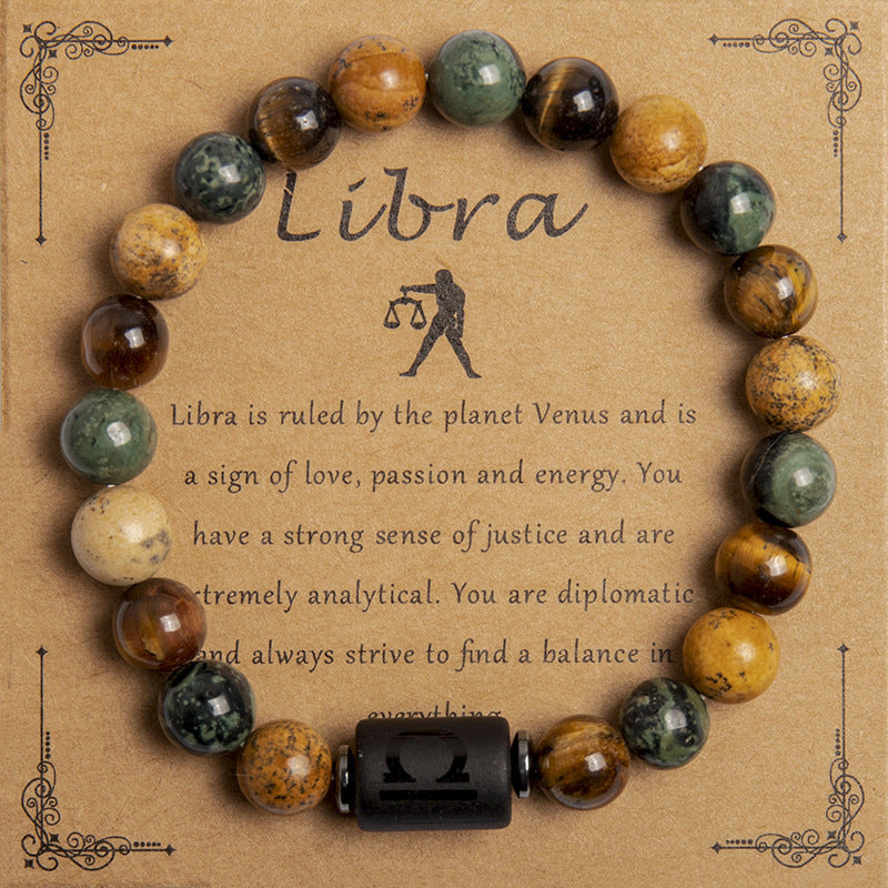 Tinkers Tiger Eye Zodiac Bracelet – Your Constellation, Your Stone