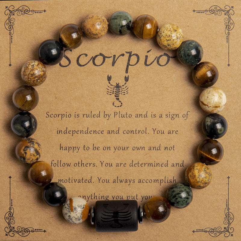 Tinkers Tiger Eye Zodiac Bracelet – Your Constellation, Your Stone
