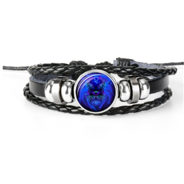 Zodiac Constellation Bracelet – Luminous Braided Design