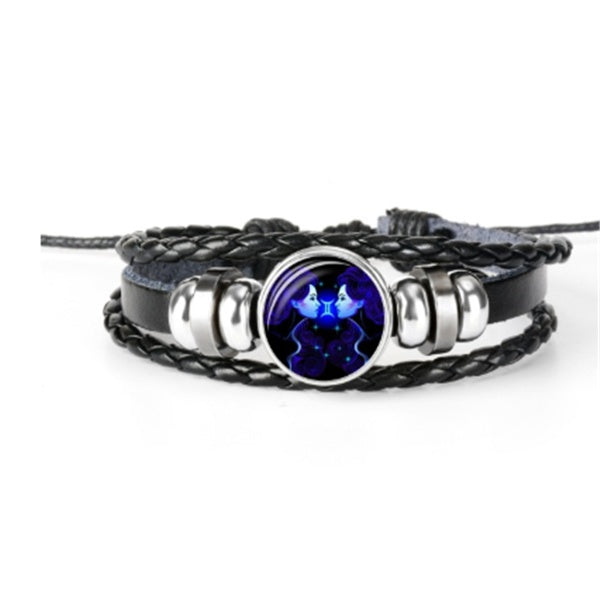 Zodiac Constellation Bracelet – Luminous Braided Design