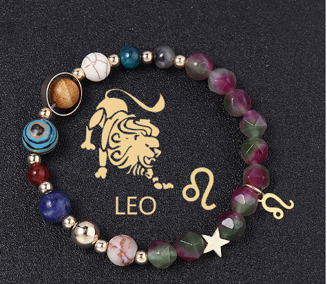 Tinkers Zodiac Gemstone Bracelet – Natural Stone, All 12 Signs