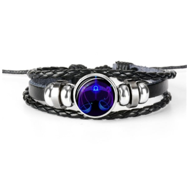 Zodiac Constellation Bracelet – Luminous Braided Design