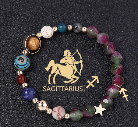 Tinkers Zodiac Gemstone Bracelet – Natural Stone, All 12 Signs