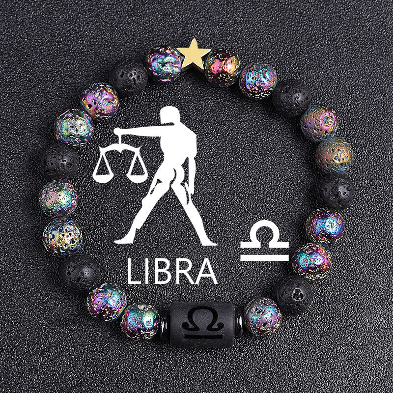 Zodiac Constellation Natural Stone Bracelet – All 12 Signs