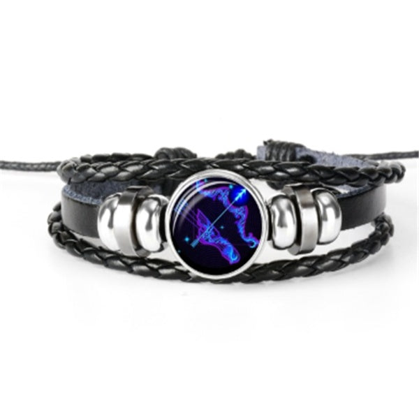 Zodiac Constellation Bracelet – Luminous Braided Design