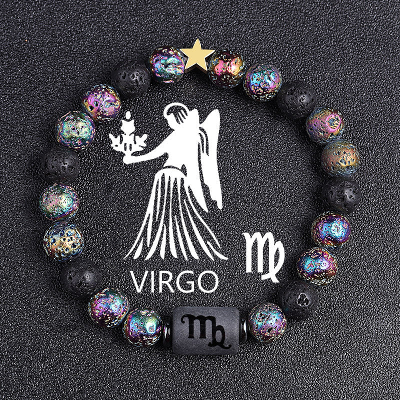 Zodiac Constellation Natural Stone Bracelet – All 12 Signs