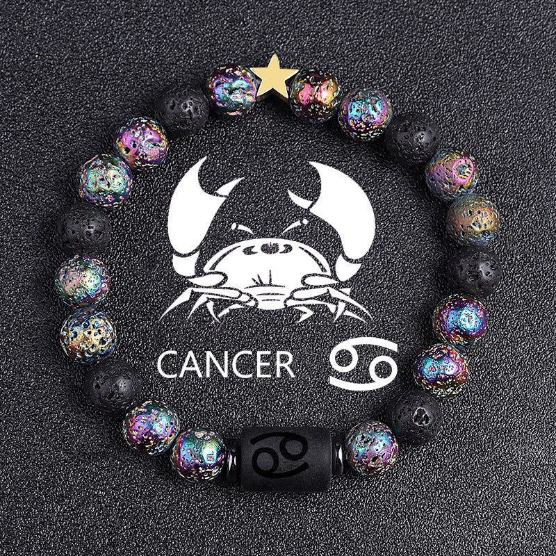 Zodiac Constellation Natural Stone Bracelet – All 12 Signs