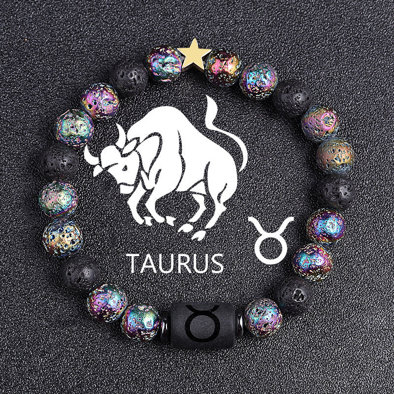 Zodiac Constellation Natural Stone Bracelet – All 12 Signs