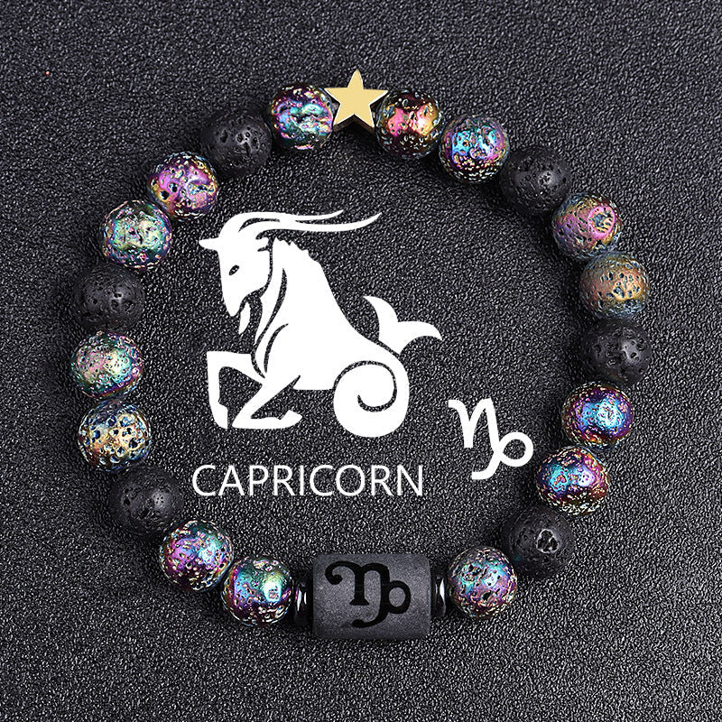 Zodiac Constellation Natural Stone Bracelet – All 12 Signs
