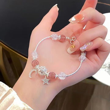 Blue And White Butterfly Beaded Bracelet For Women Elite