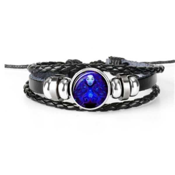 Zodiac Constellation Bracelet – Luminous Braided Design