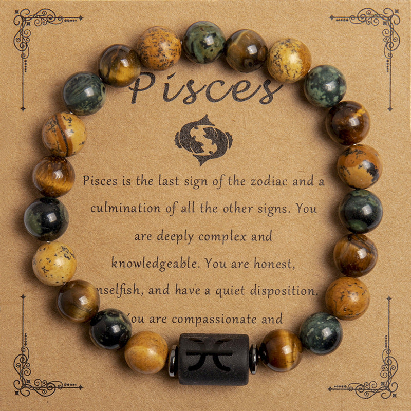 Tinkers Tiger Eye Zodiac Bracelet – Your Constellation, Your Stone
