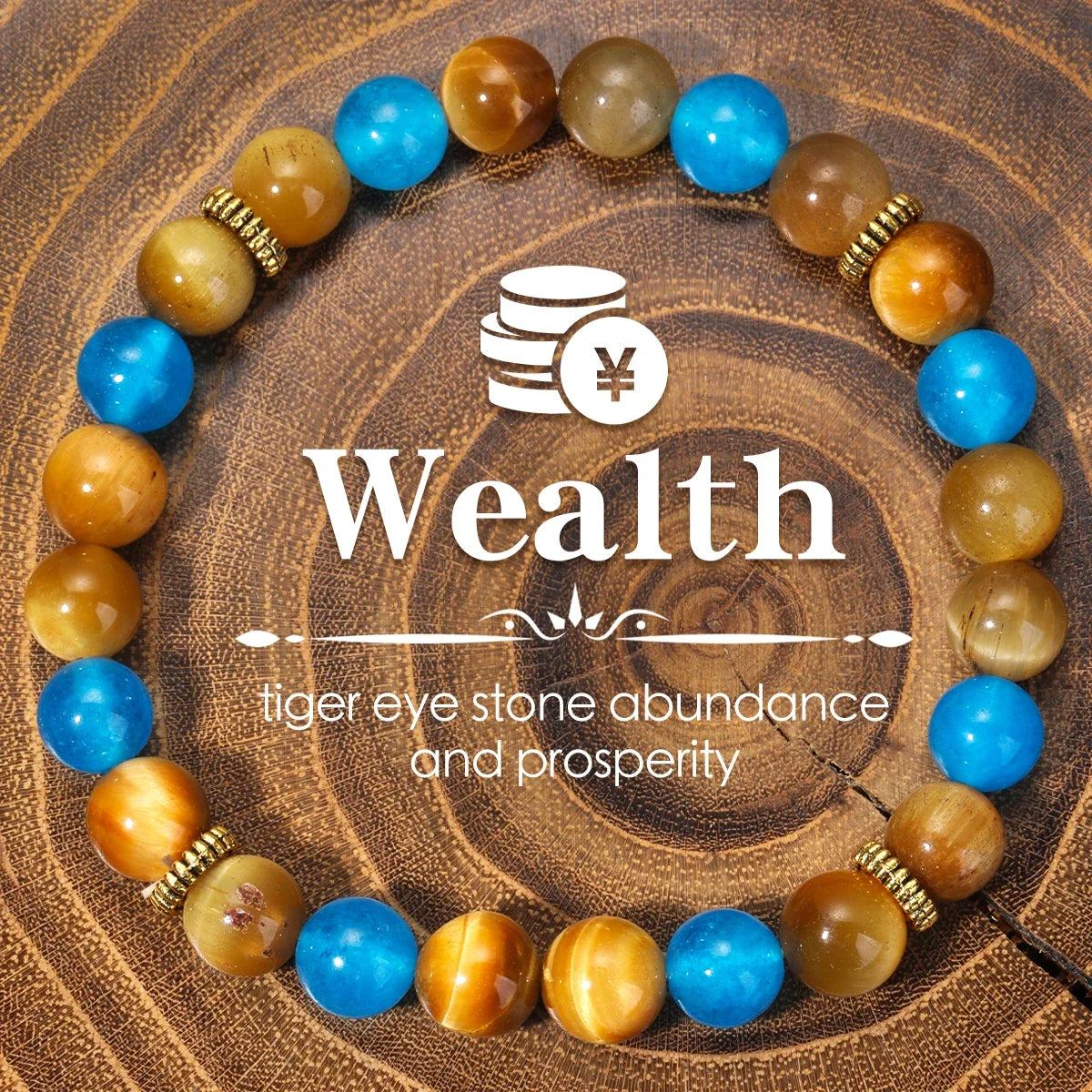Tinkers Protection Stone Bracelet Citrine Tiger Eye Elite