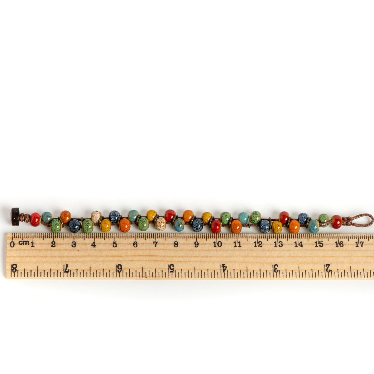 Tinkers Vintage Ceramic Bead Bracelet – Petite Fit, Boho Soul