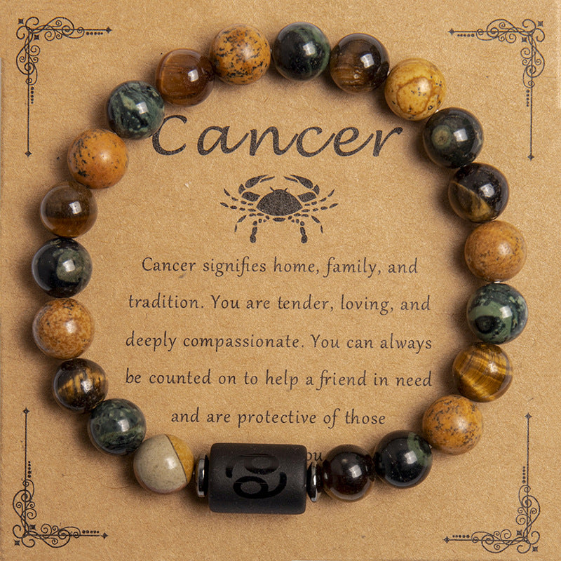 Tinkers Tiger Eye Zodiac Bracelet – Your Constellation, Your Stone