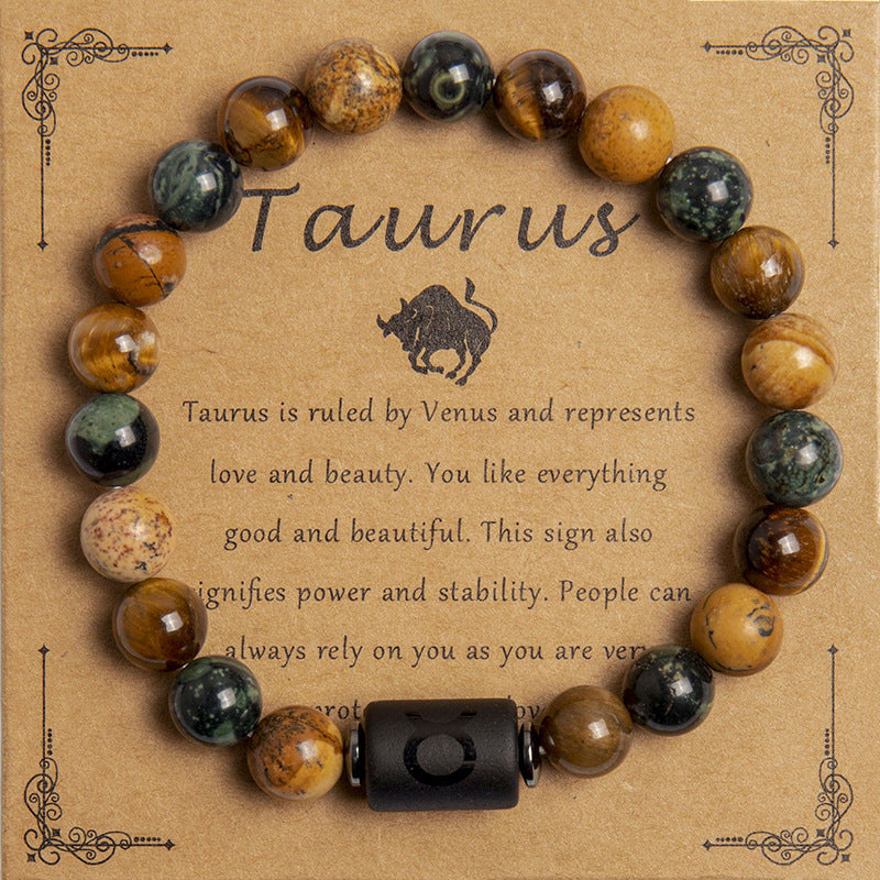 Tinkers Tiger Eye Zodiac Bracelet – Your Constellation, Your Stone