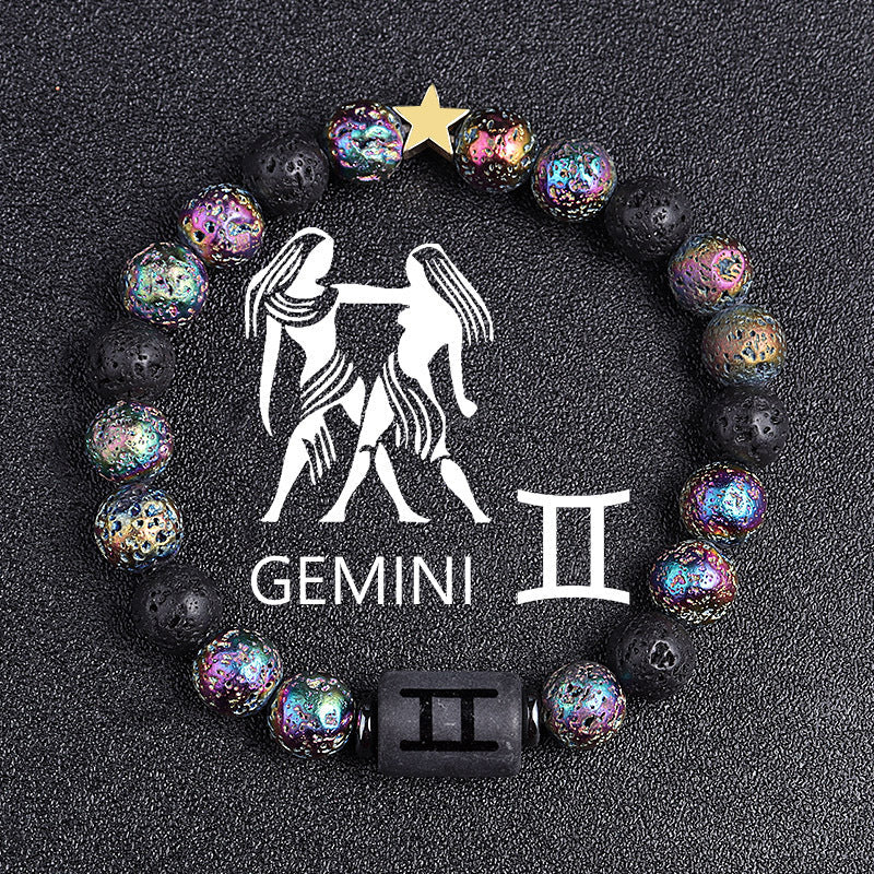 Zodiac Constellation Natural Stone Bracelet – All 12 Signs