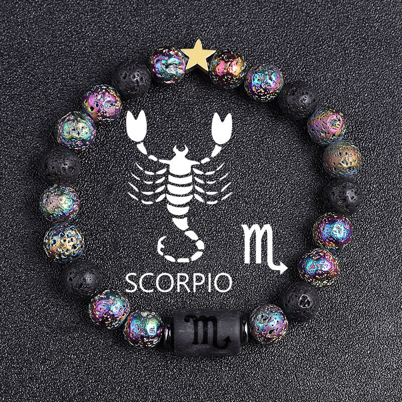 Zodiac Constellation Natural Stone Bracelet – All 12 Signs