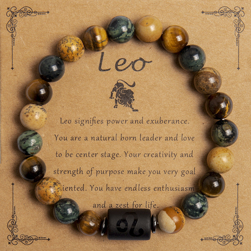 Tinkers Tiger Eye Zodiac Bracelet – Your Constellation, Your Stone