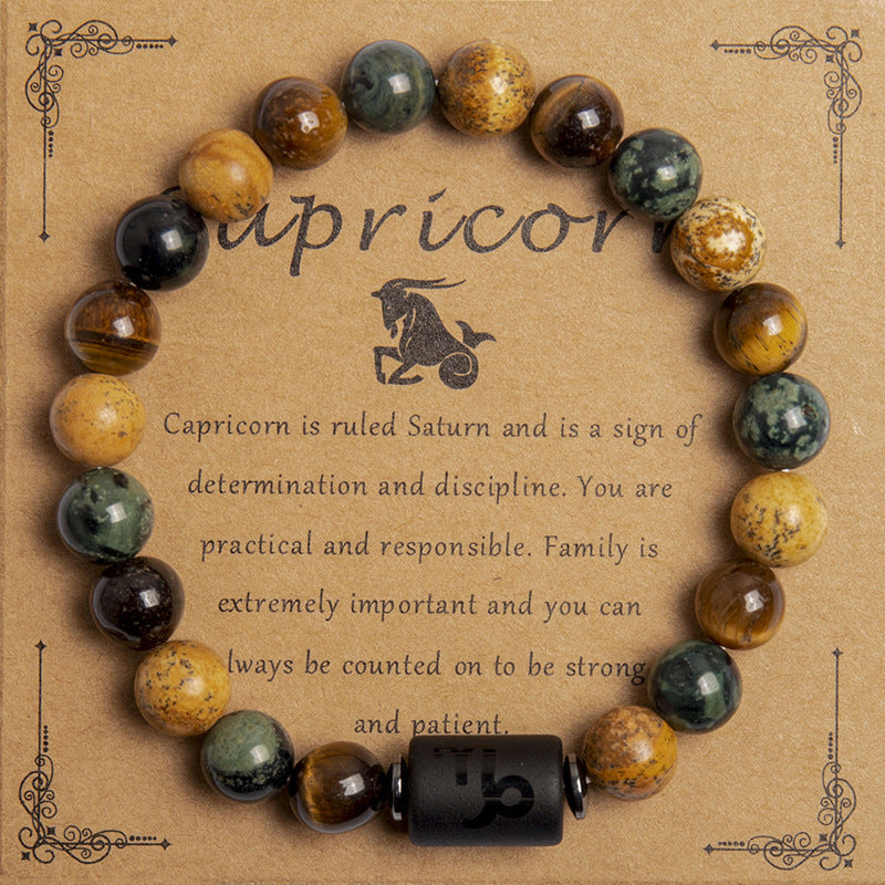 Tinkers Tiger Eye Zodiac Bracelet – Your Constellation, Your Stone