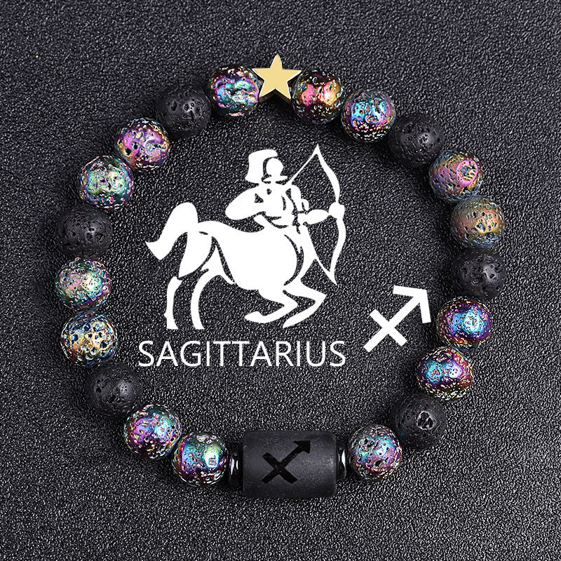 Zodiac Constellation Natural Stone Bracelet – All 12 Signs