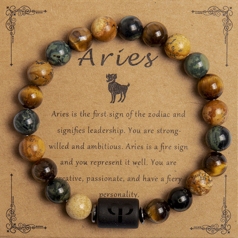 Tinkers Tiger Eye Zodiac Bracelet – Your Constellation, Your Stone