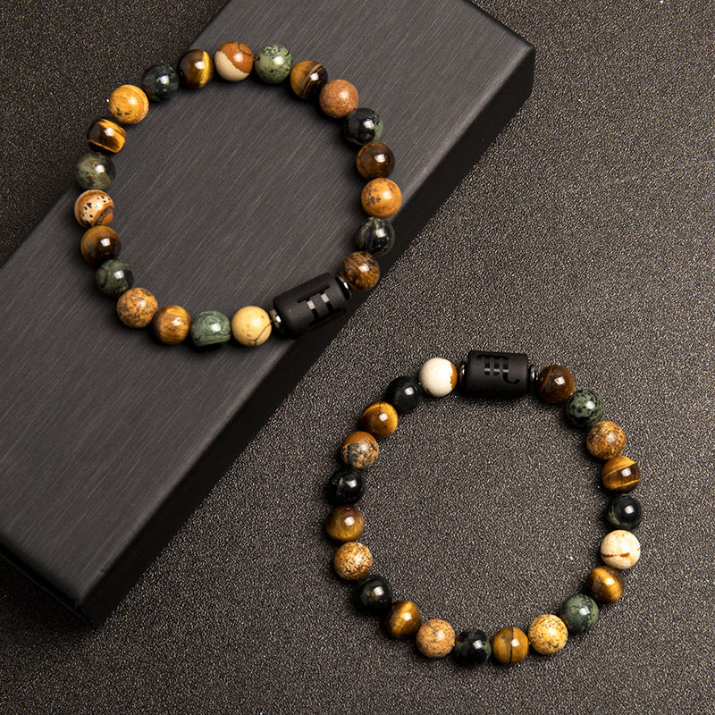 Tinkers Tiger Eye Zodiac Bracelet – Your Constellation, Your Stone