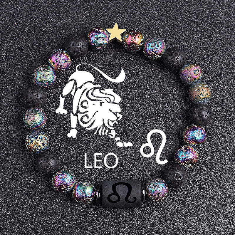 Zodiac Constellation Natural Stone Bracelet – All 12 Signs